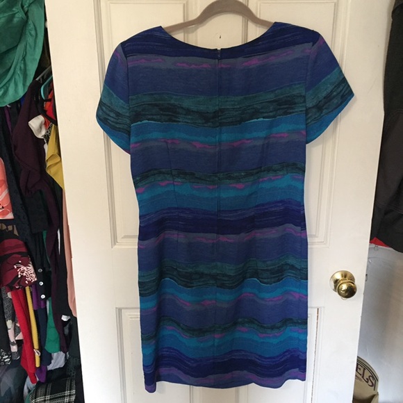 Vintage 60s Jeffrey and Dara Petite Blue Dress - Picture 2 of 3